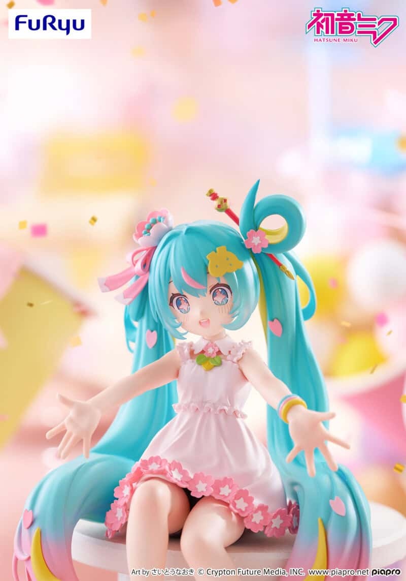 FuRyu - Piapro Characters - Hatsune Miku 10th Anniversary - Noodle Stopper Figure