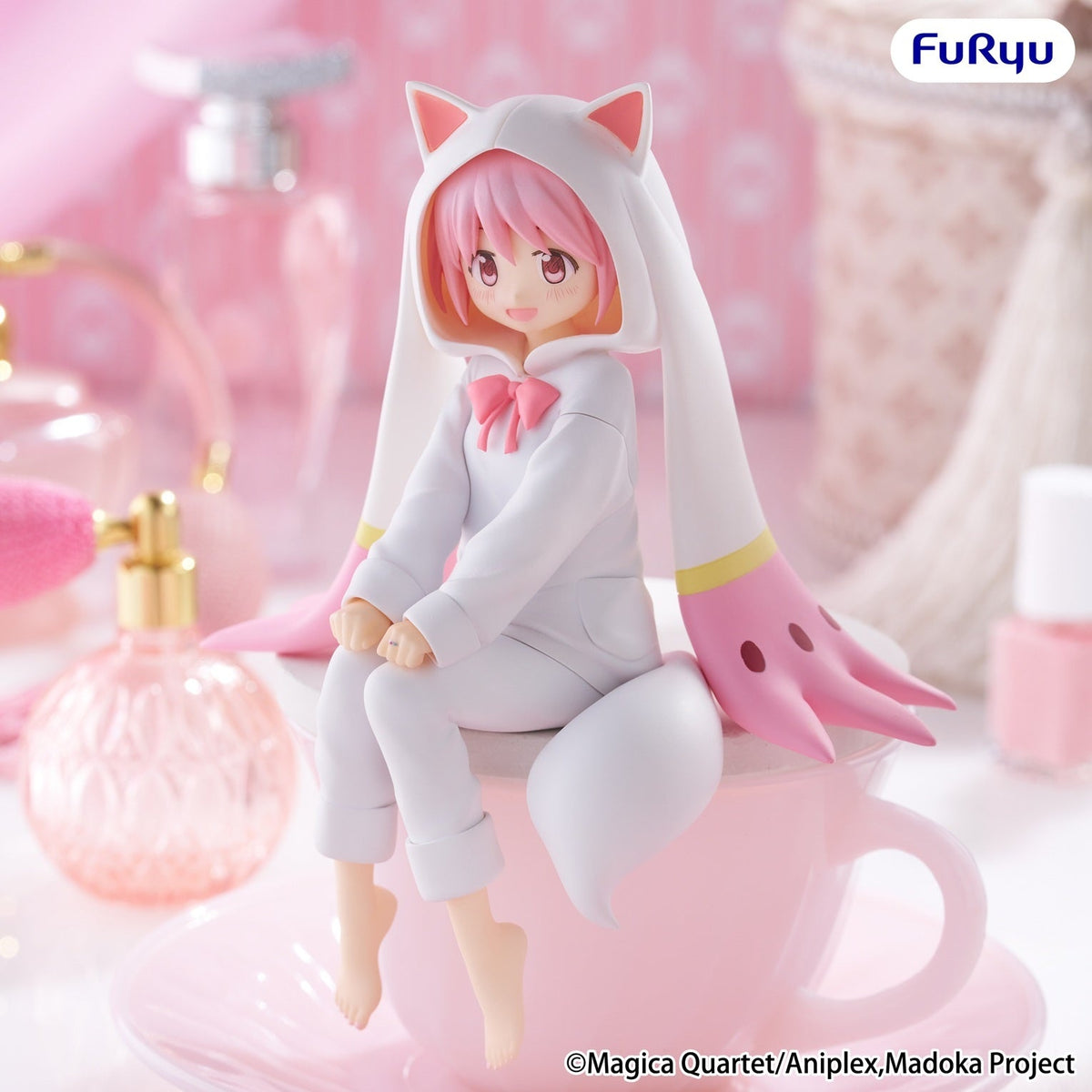 FuRyu - Puella Magi Madoka Magica - Madoka Kaname Kyubey Loungewear - Noodle Stopper Figure