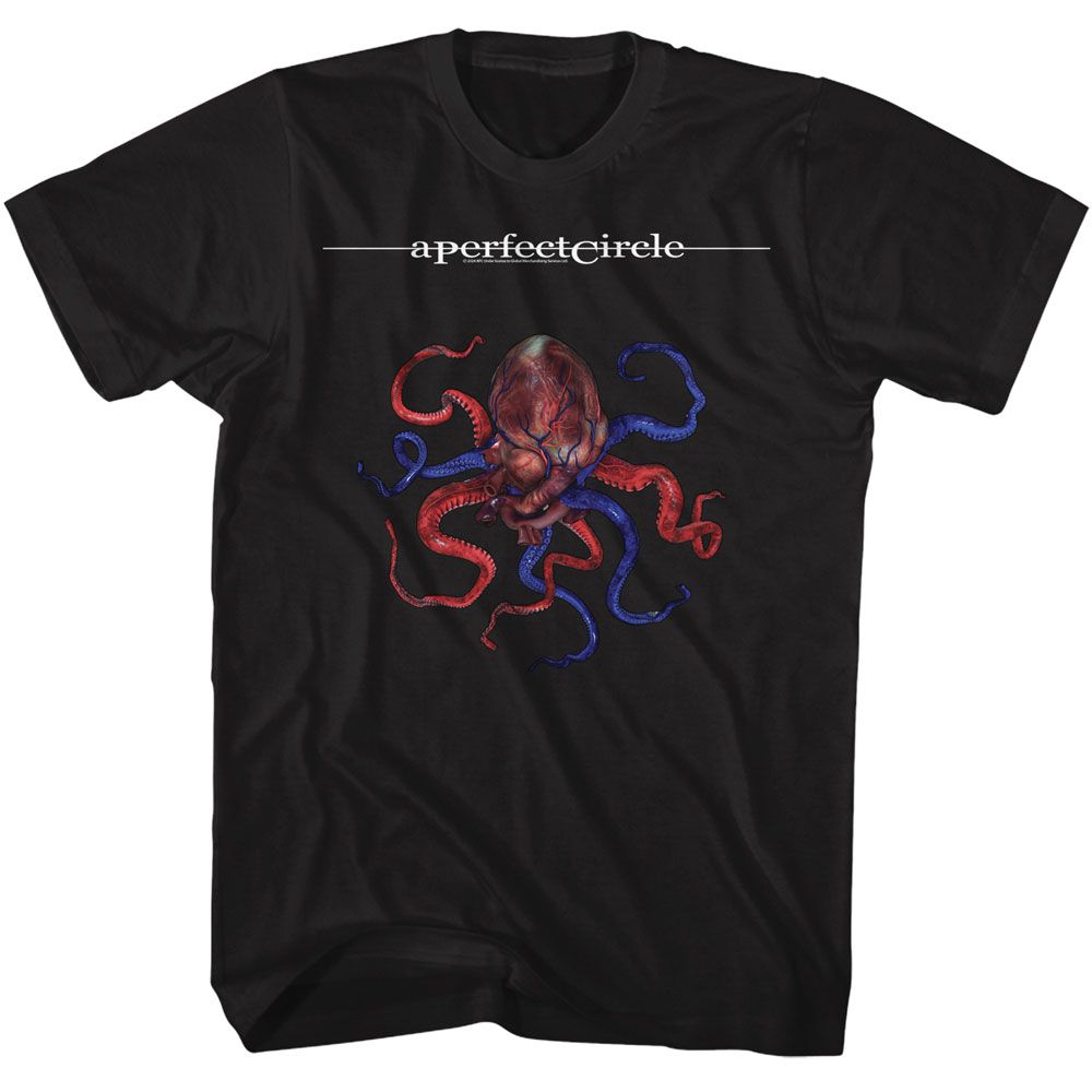 A Perfect Circle Octoheart Officially Licensed Adult Short Sleeve T-Shirt