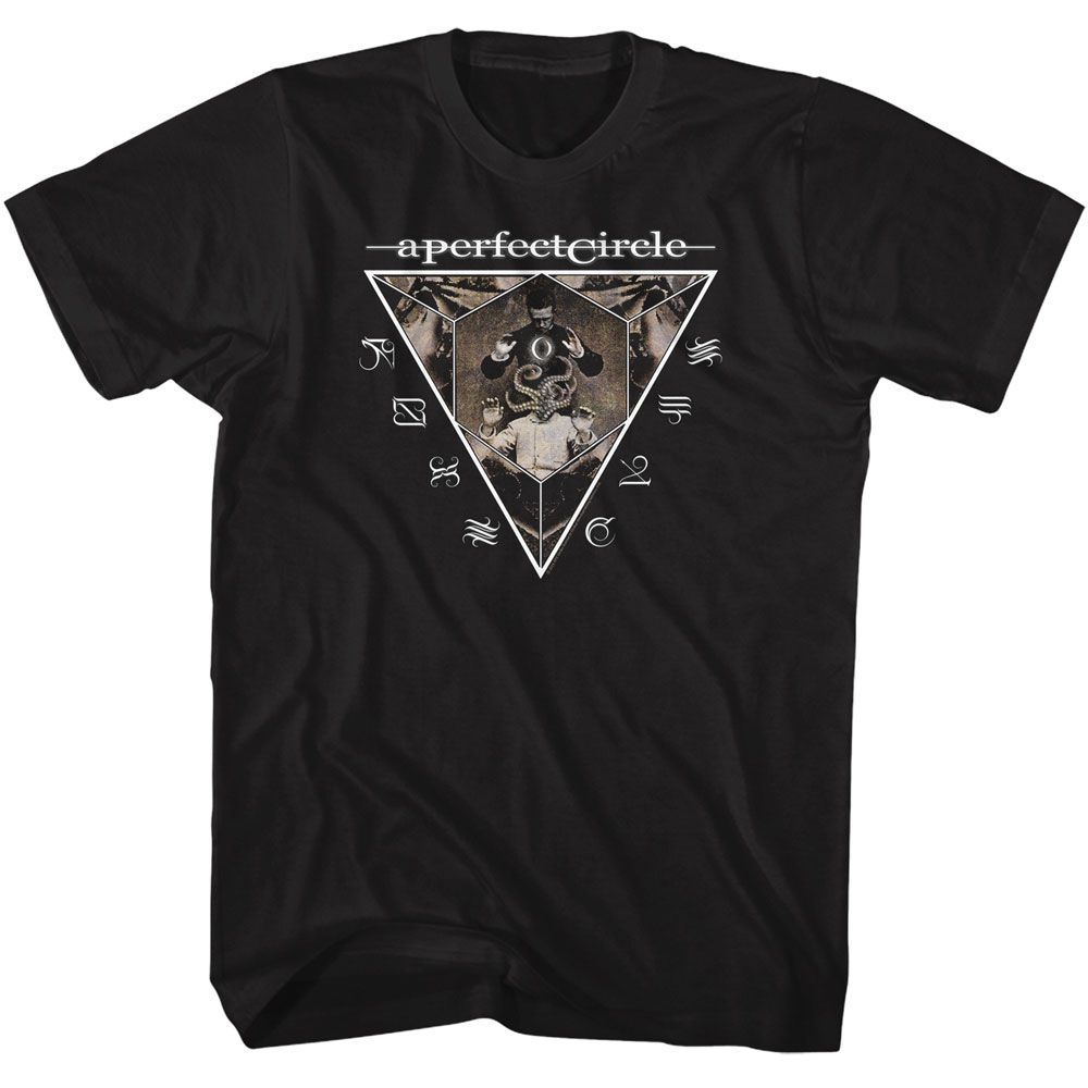A Perfect Circle Arcane Triangle Officially Licensed Adult Short Sleeve T-Shirt