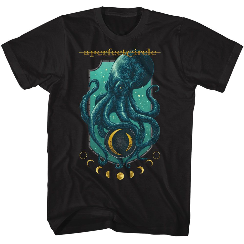 A Perfect Circle Octo Moon Phase Officially Licensed Adult Short Sleeve T-Shirt