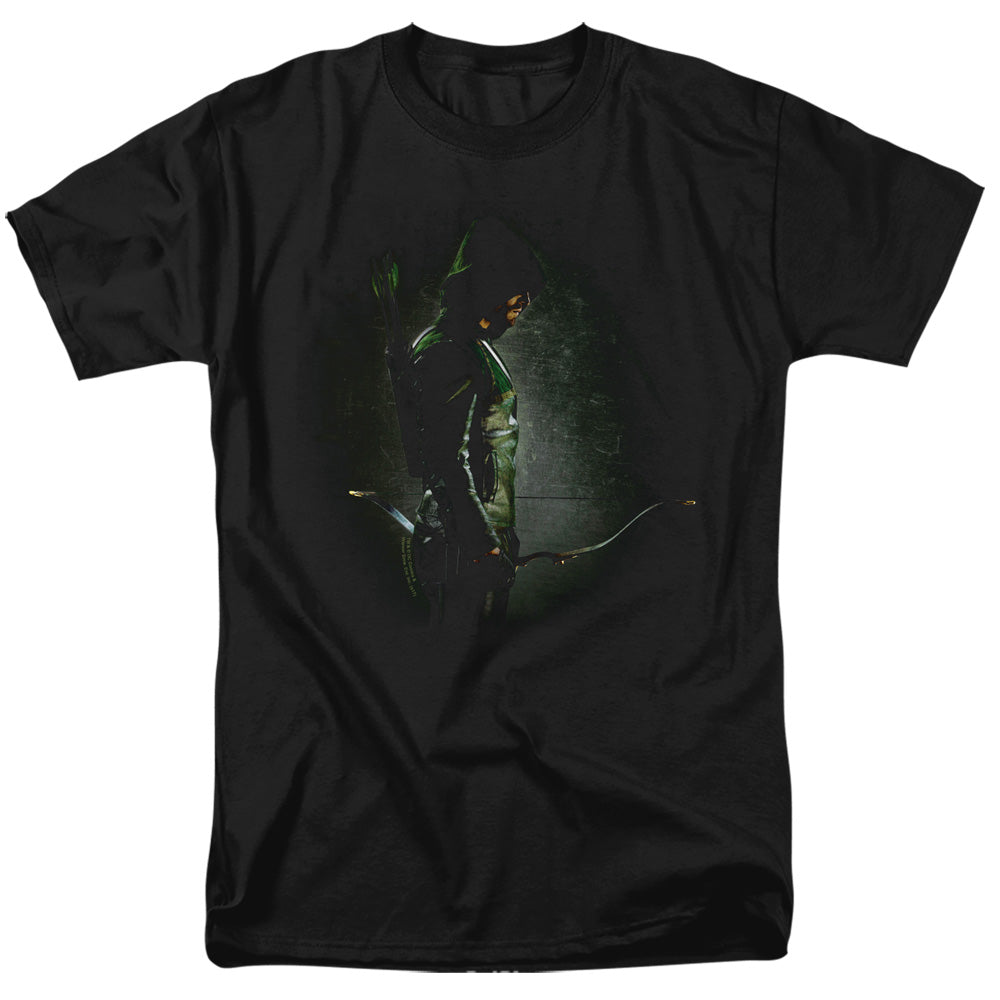 DC Comics - The Arrow - In The Shadows - Adult Unisex T-Shirt - Black