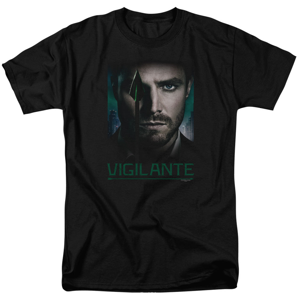 DC Comics - The Arrow - Good Eye - Adult Unisex Short Sleeve T-Shirt - Black