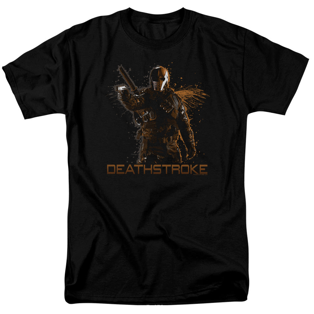 DC Comics - The Arrow - Deathstroke - Adult Unisex Short Sleeve T-Shirt - Black