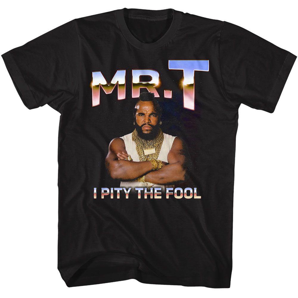 Mr. T - Metallic - Officially Licensed Adult Short Sleeve T-Shirt