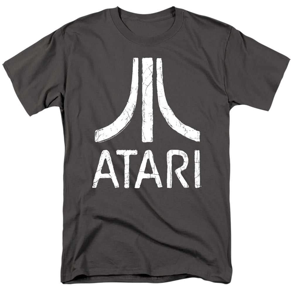 Atari - Rough Logo - Adult Unisex Short Sleeve T-Shirt - Gray