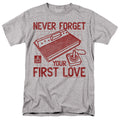 Atari - First Love - Adult Unisex Short Sleeve T-Shirt - Gray