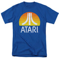 Atari - Sunrise Eroded - Adult Unisex Short Sleeve T-Shirt - Blue