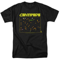 Atari - Centipede Screen - Adult Unisex Short Sleeve T-Shirt - Black