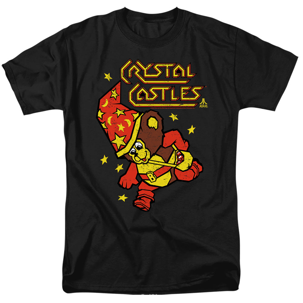 Atari - Crystal Bear - Adult Unisex Short Sleeve T-Shirt - Black