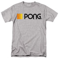 Atari - Badge - Adult Unisex Short Sleeve T-Shirt - Gray