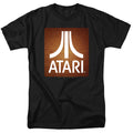 Atari - Classic Wood Square - Adult Unisex Short Sleeve T-Shirt - Black