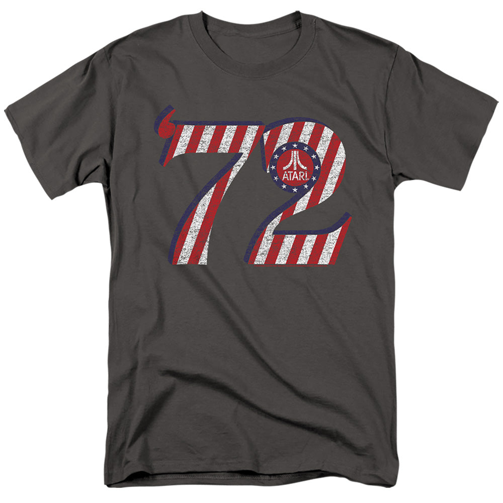 Atari - Atari 72 - Adult Unisex Short Sleeve T-Shirt - Gray