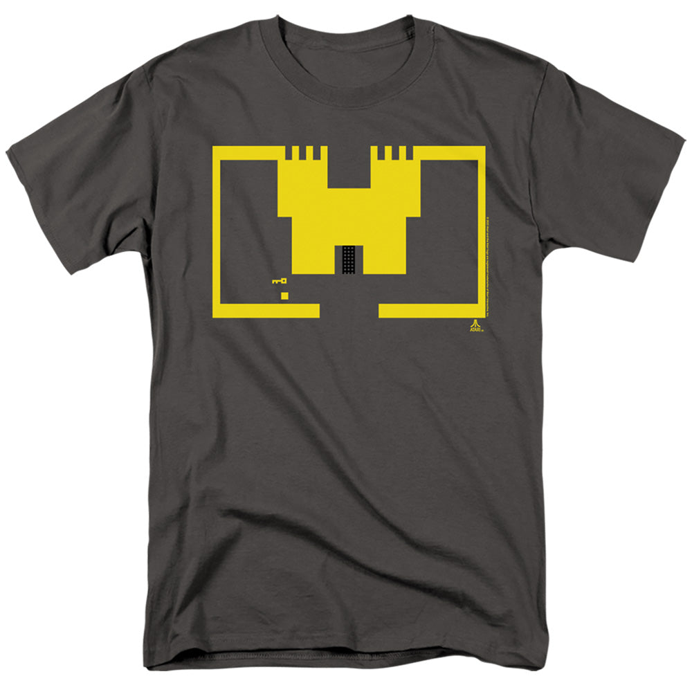 Atari - Adventure Screen Art - Adult Unisex Short Sleeve T-Shirt - Gray