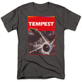 Atari - Tempest Box Art - Adult Unisex Short Sleeve T-Shirt - Gray