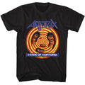 Anthrax - State Of Euphoria - American Classics - Solid Black Adult Short Sleeve T-Shirt