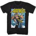 Anthrax - King Not Man - American Classics - Solid Black Adult Short Sleeve T-Shirt