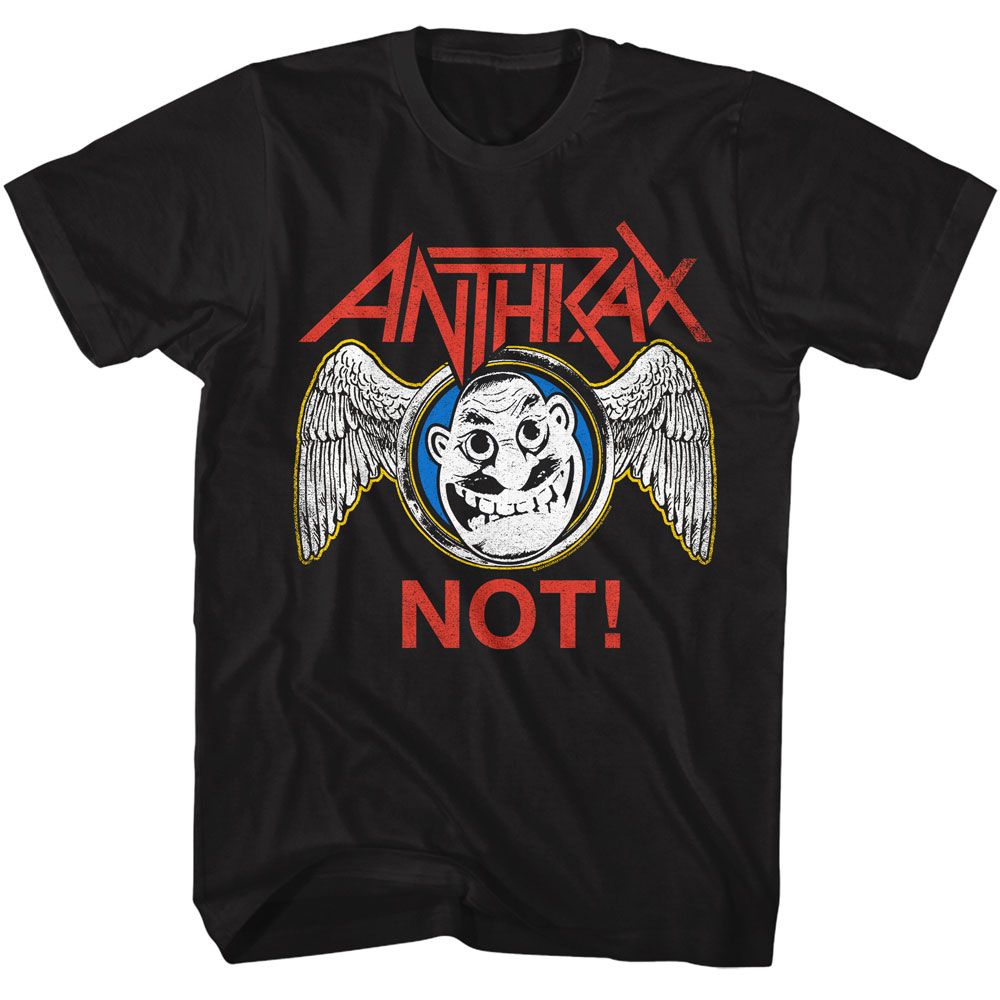 Anthrax - Not - American Classics - Solid Black Adult Short Sleeve T-Shirt