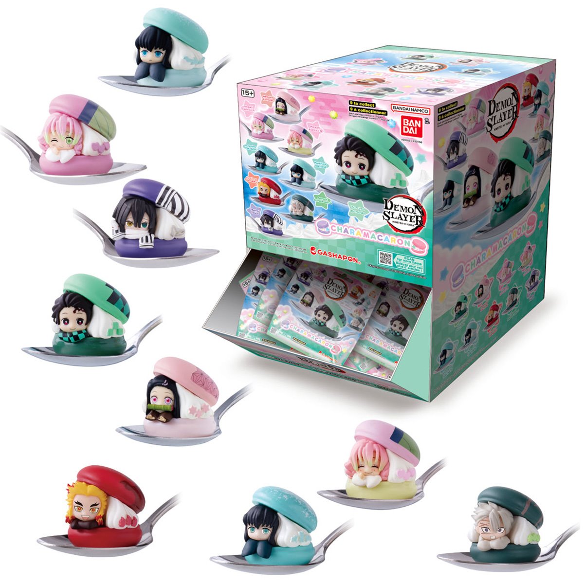 Banpresto - Demon Slayer: Kimetsu no Yaiba - Chara Macaron One Blind Box Mini-Figure