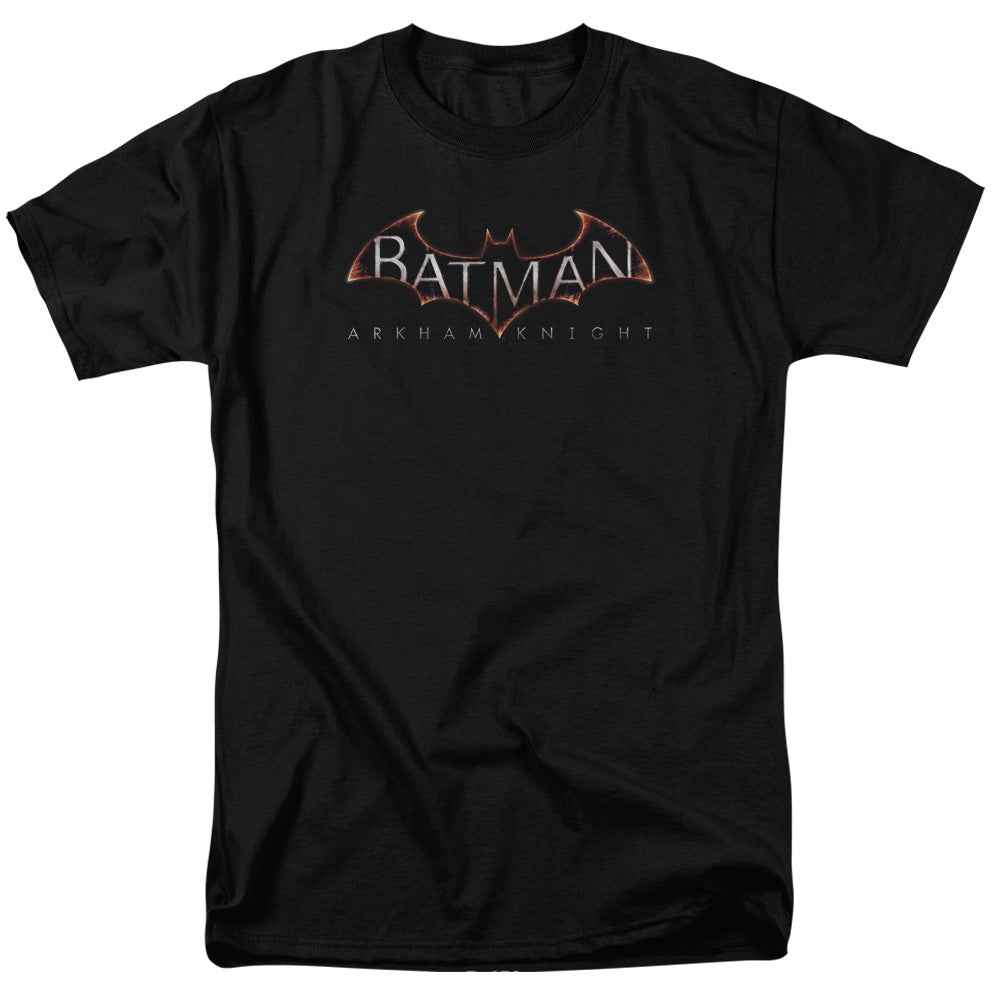 DC Comics - Batman Arkham Knight - Logo - Adult Unisex T-Shirt - Black