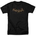 DC Comics - Batman Arkham Knight - Flame Logo - Adult Unisex T-Shirt - Black