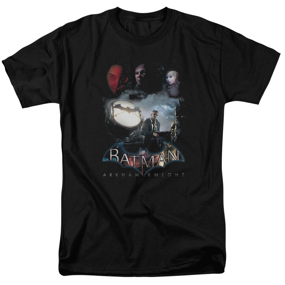 DC Comics - Batman Arkham Knight - Villain Storm - Adult Unisex T-Shirt - Black