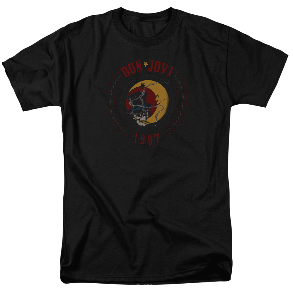 Bon Jovi - 1987 - Adult Unisex Short Sleeve T-Shirt - Black