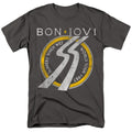 Bon Jovi - Slippery When Wet World Tour - Adult Unisex T-Shirt - Gray