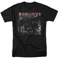 Bon Jovi - Slippery Cover - Adult Unisex Short Sleeve T-Shirt - Black