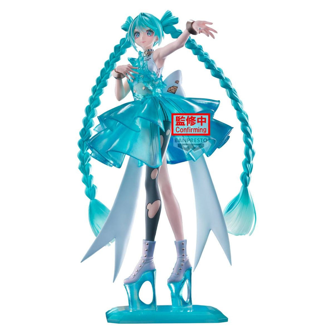 Bandai Spirits - Vocaloid - Hatsune Miku - EVOLVE Clearluxe Emerald Gem Figure