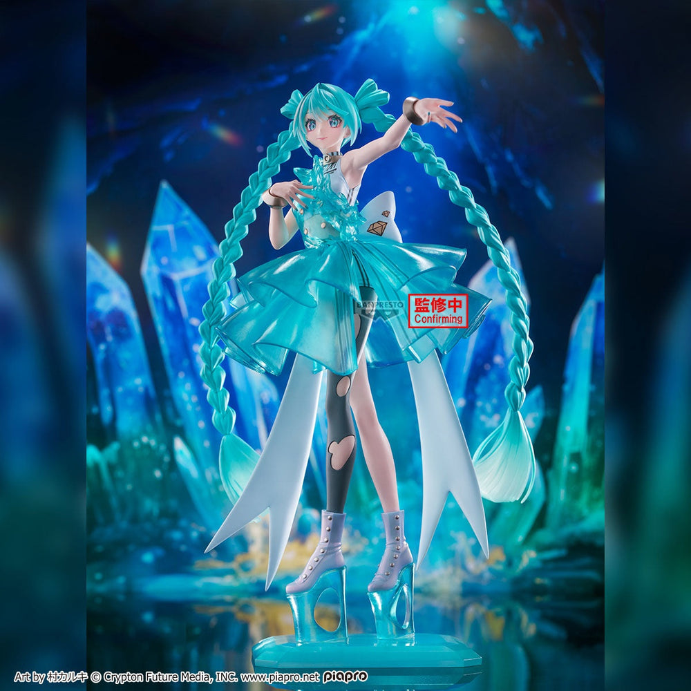 Bandai Spirits - Vocaloid - Hatsune Miku - EVOLVE Clearluxe Emerald Gem Figure