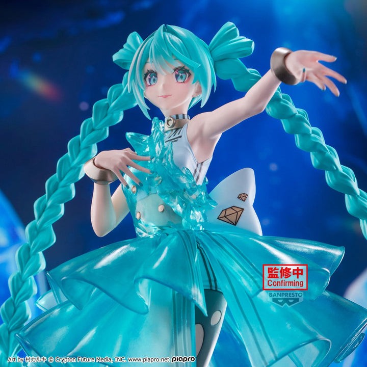 Bandai Spirits - Vocaloid - Hatsune Miku - EVOLVE Clearluxe Emerald Gem Figure