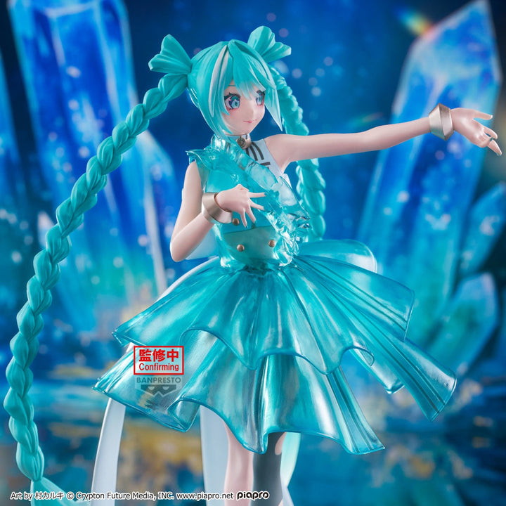 Bandai Spirits - Vocaloid - Hatsune Miku - EVOLVE Clearluxe Emerald Gem Figure