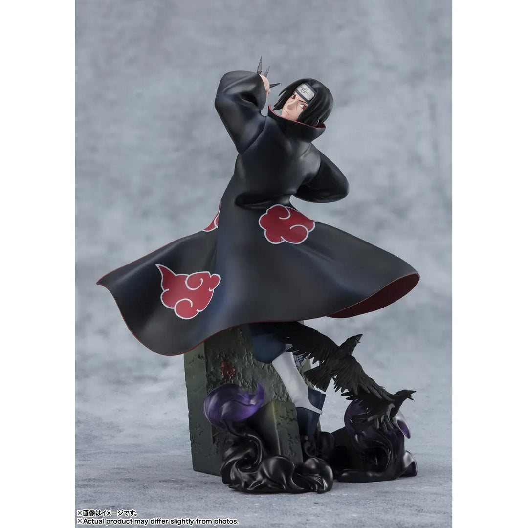 TAMASHII NATIONS Naruto Shippuden Extra Battle Itachi Uchiha The Light & Dark of The Mangekyo Sharingan Bandai Spirits FiguartsZERO Figure