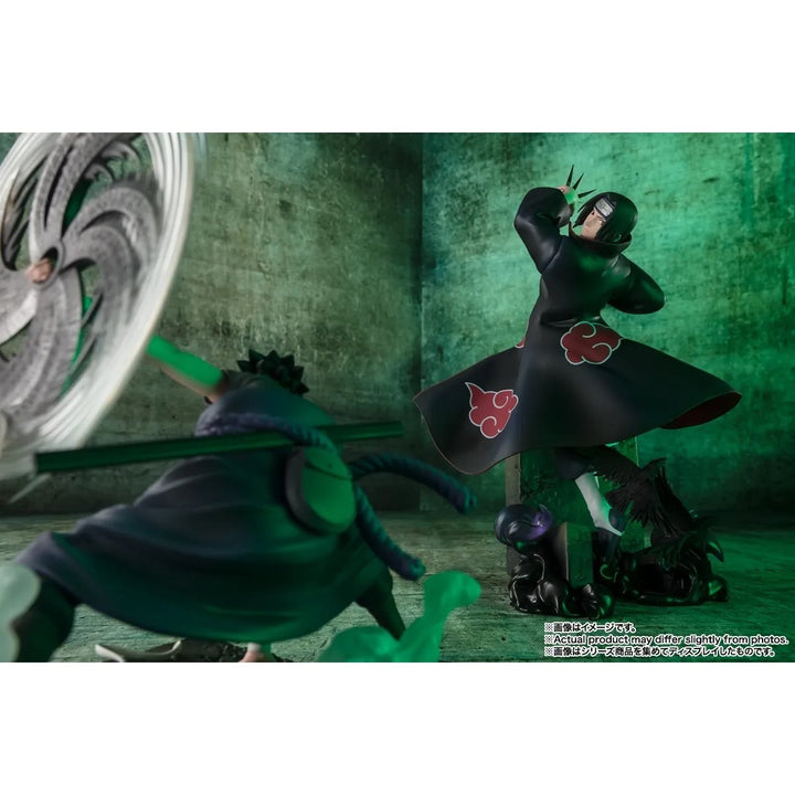 TAMASHII NATIONS Naruto Shippuden Extra Battle Itachi Uchiha The Light & Dark of The Mangekyo Sharingan Bandai Spirits FiguartsZERO Figure