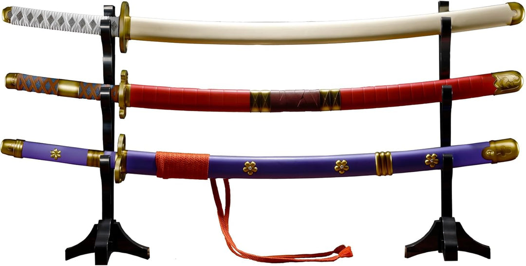 One Piece - Roronoa Zoro Three Sword Style Set - Wado Ichimonji, Sandai Kitetsu, Enma - Bandai PROPLICA TAMASHII NATIONS