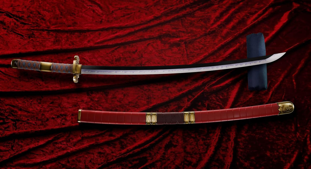 One Piece - Roronoa Zoro Three Sword Style Set - Wado Ichimonji, Sandai Kitetsu, Enma - Bandai PROPLICA TAMASHII NATIONS