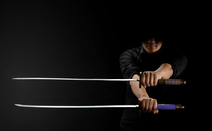 One Piece - Roronoa Zoro Three Sword Style Set - Wado Ichimonji, Sandai Kitetsu, Enma - Bandai PROPLICA TAMASHII NATIONS