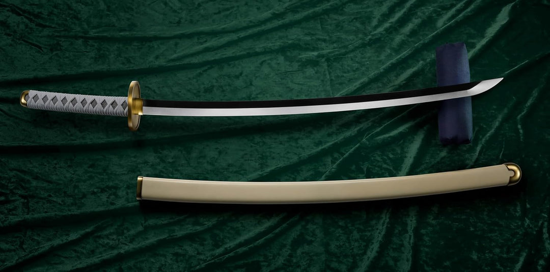 One Piece - Roronoa Zoro Three Sword Style Set - Wado Ichimonji, Sandai Kitetsu, Enma - Bandai PROPLICA TAMASHII NATIONS