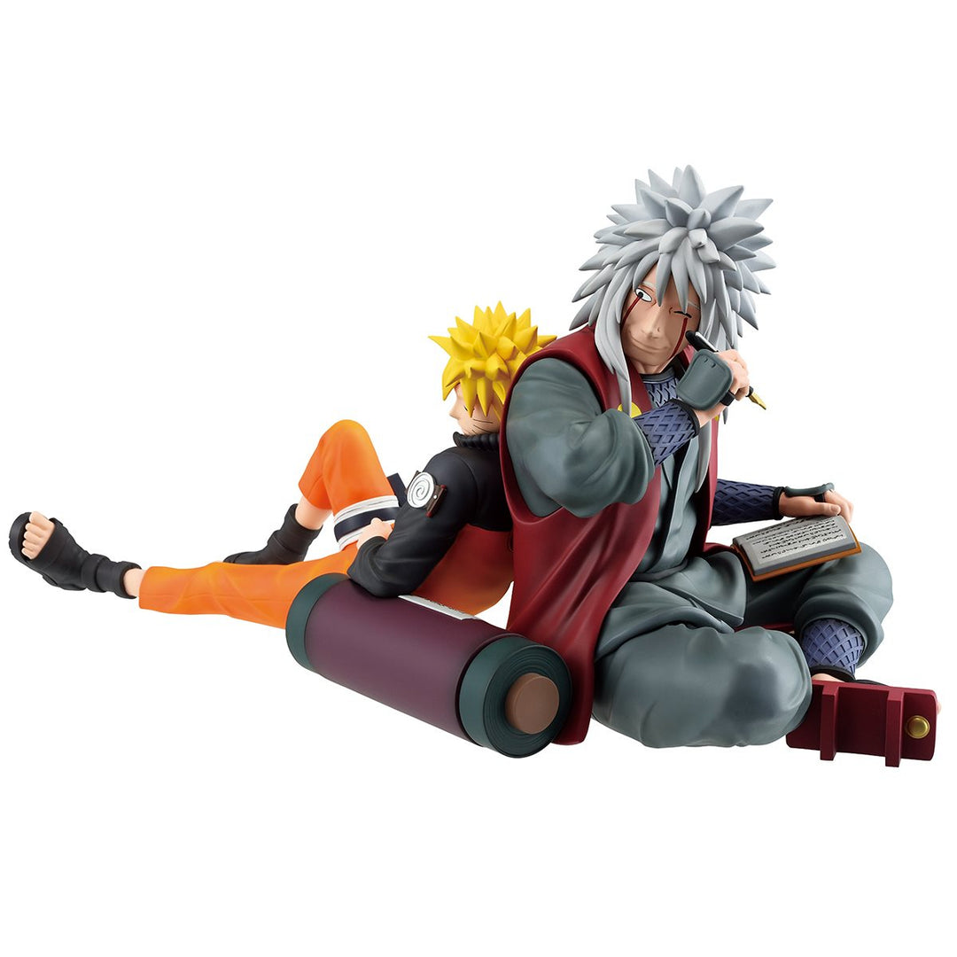 Bandai Spirits Naruto: Shippuden Naruto Uzumaki and Jiraiya Legendary Sannin Masterlise Ichibansho Figure