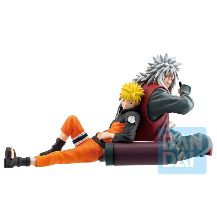 Bandai Spirits Naruto: Shippuden Naruto Uzumaki and Jiraiya Legendary Sannin Masterlise Ichibansho Figure