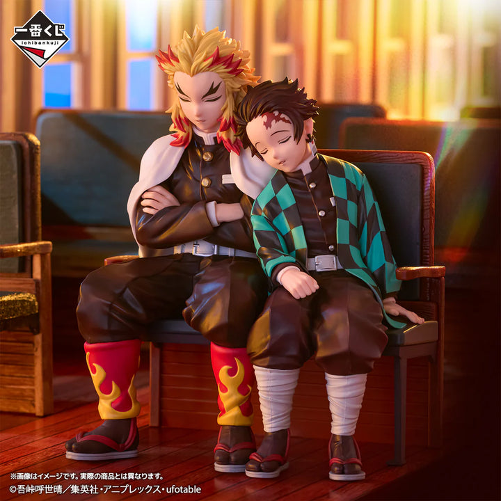 Demon Slayer: Kimetsu no Yaiba - Tanjiro Kamado & Kyojuro Rengoku ICHIBANSHO Figure Set