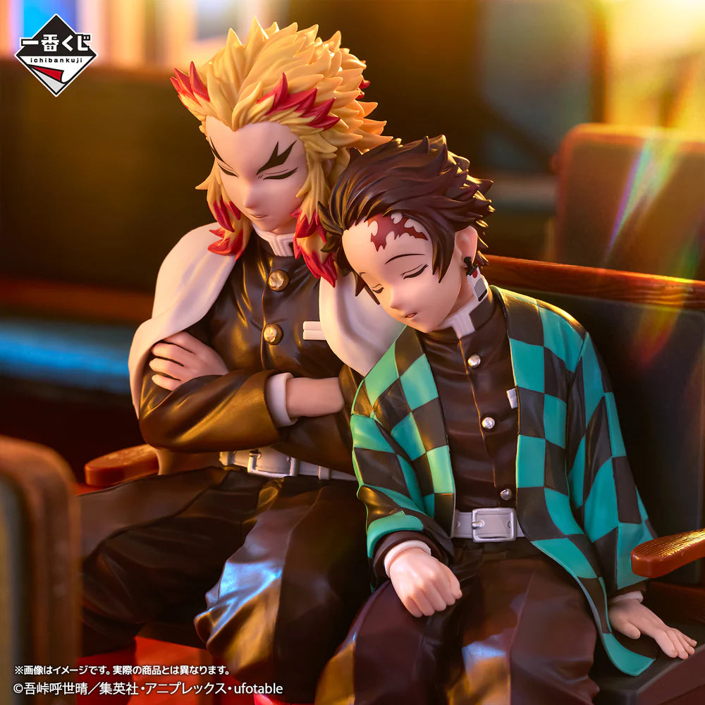 Demon Slayer: Kimetsu no Yaiba - Tanjiro Kamado & Kyojuro Rengoku ICHIBANSHO Figure Set