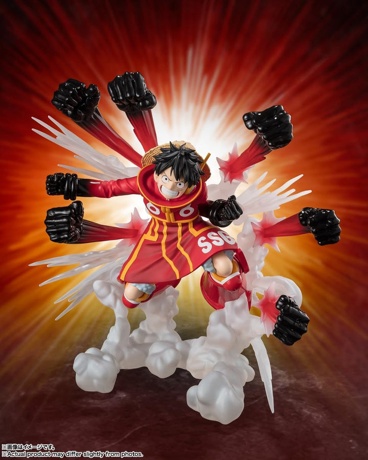 One Piece - Monkey D. Luffy Gum-Gum Hawk Gatling Extra Battle TAMASHII NATIONS FiguartsZERO Figure