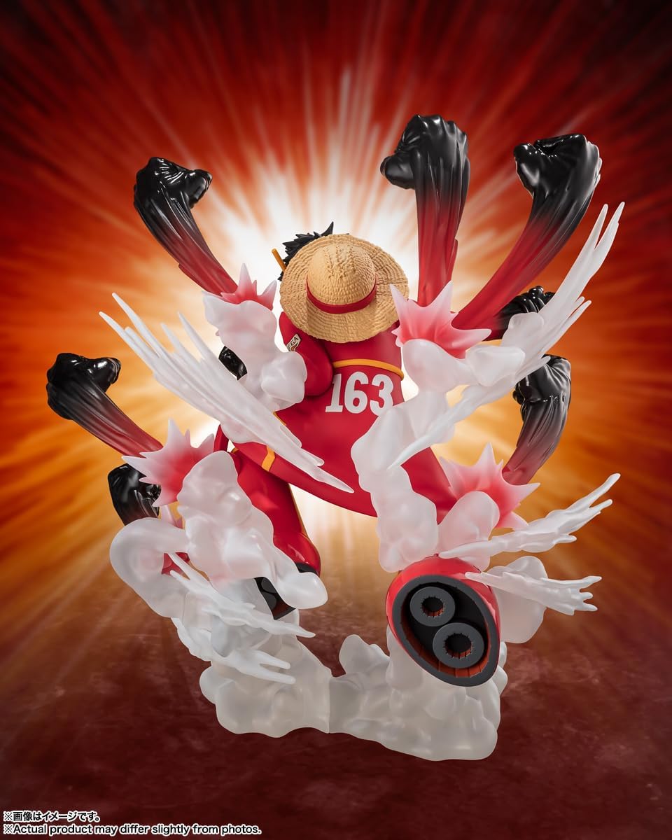 One Piece - Monkey D. Luffy Gum-Gum Hawk Gatling Extra Battle TAMASHII NATIONS FiguartsZERO Figure