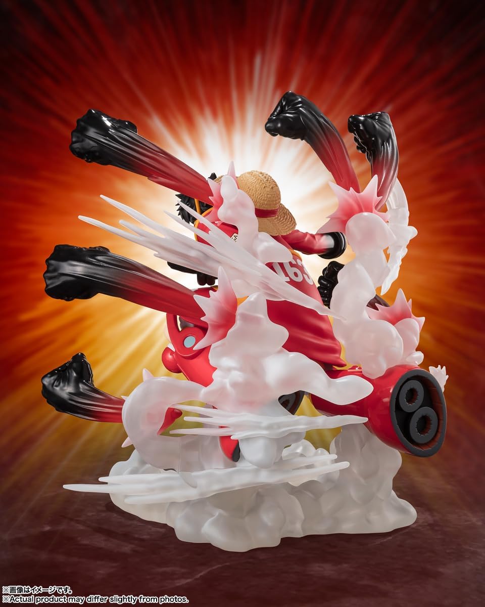 One Piece - Monkey D. Luffy Gum-Gum Hawk Gatling Extra Battle TAMASHII NATIONS FiguartsZERO Figure