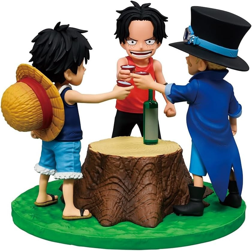 Bandai Spirits - One Piece - Portgas D. Ace & Sabo & Monkey D. Luffy - Dramatic Memories Revible Moment Ichibansho Figure