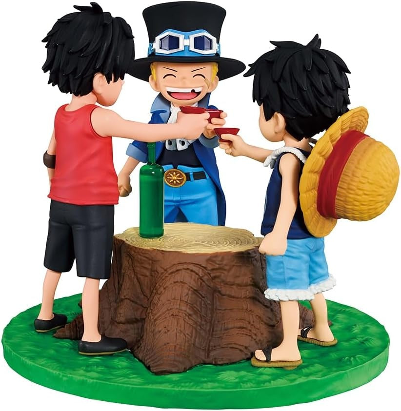 Bandai Spirits - One Piece - Portgas D. Ace & Sabo & Monkey D. Luffy - Dramatic Memories Revible Moment Ichibansho Figure