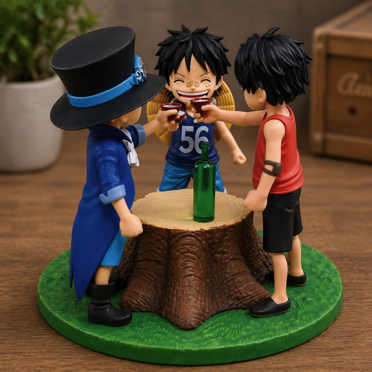 Bandai Spirits - One Piece - Portgas D. Ace & Sabo & Monkey D. Luffy - Dramatic Memories Revible Moment Ichibansho Figure