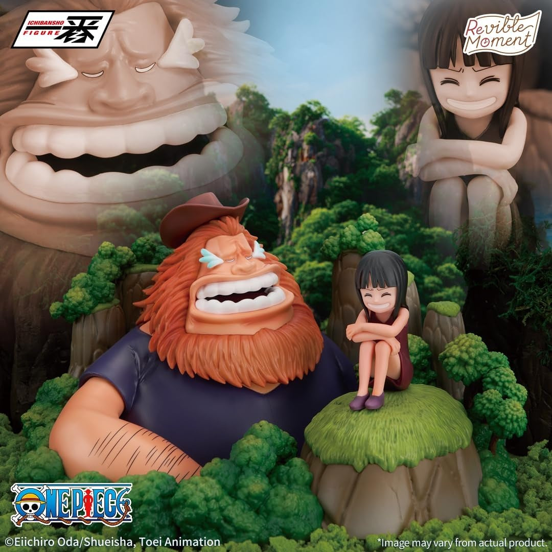 Bandai Spirits - One Piece - Jaguar D. Saul & Nico Robin - Dramatic Memories Revible Moment Ichibansho Figure